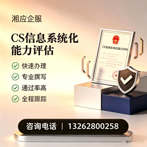 临汾CS信息系统化能力评估申报服务